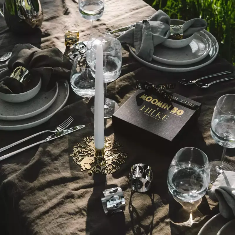 MOOMIN 80 × HILKE キャンドルホルダー Exclusive Moomin Brass Candle Holder | Hilke Collection