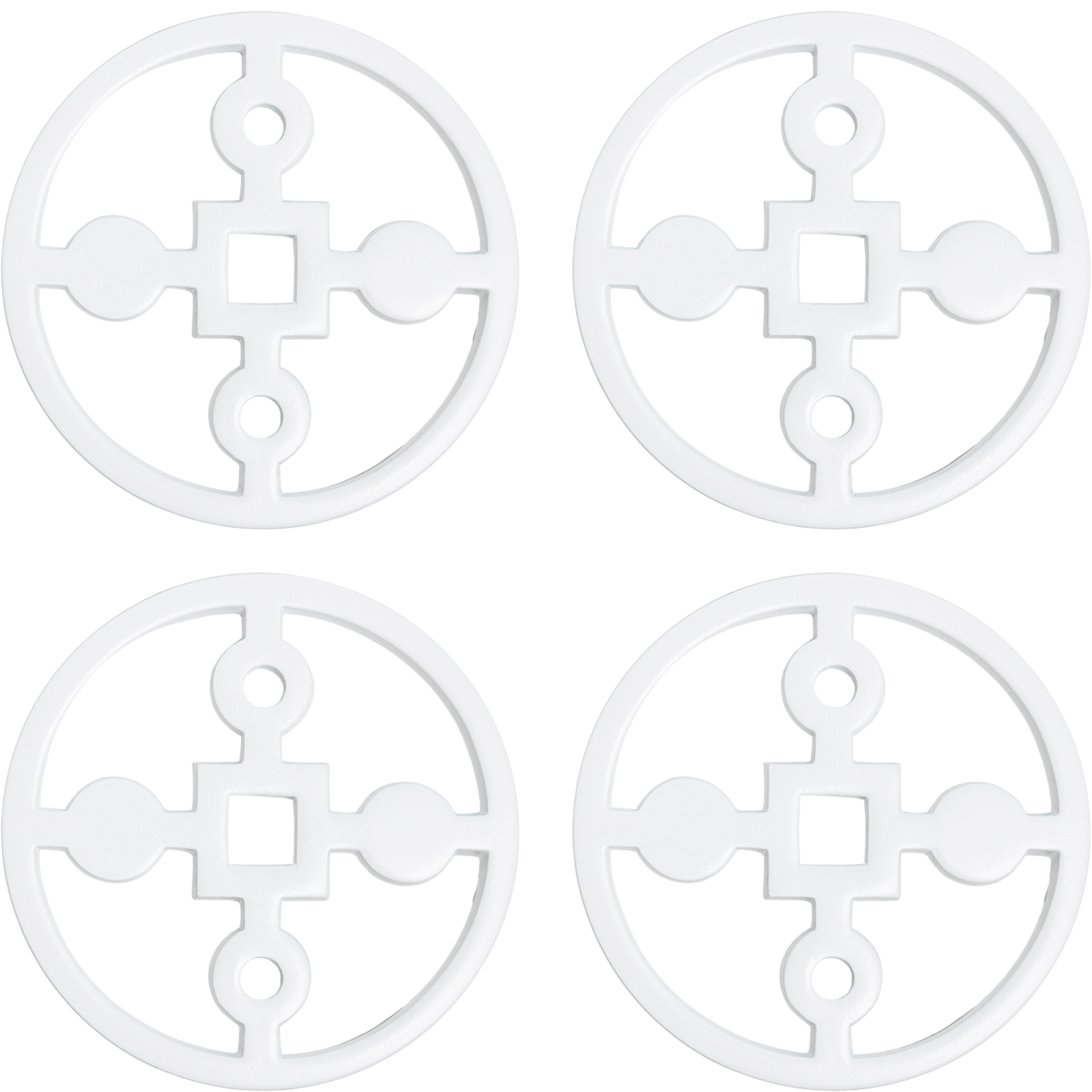 Glasunderlägg - Anima Gemella -Vit