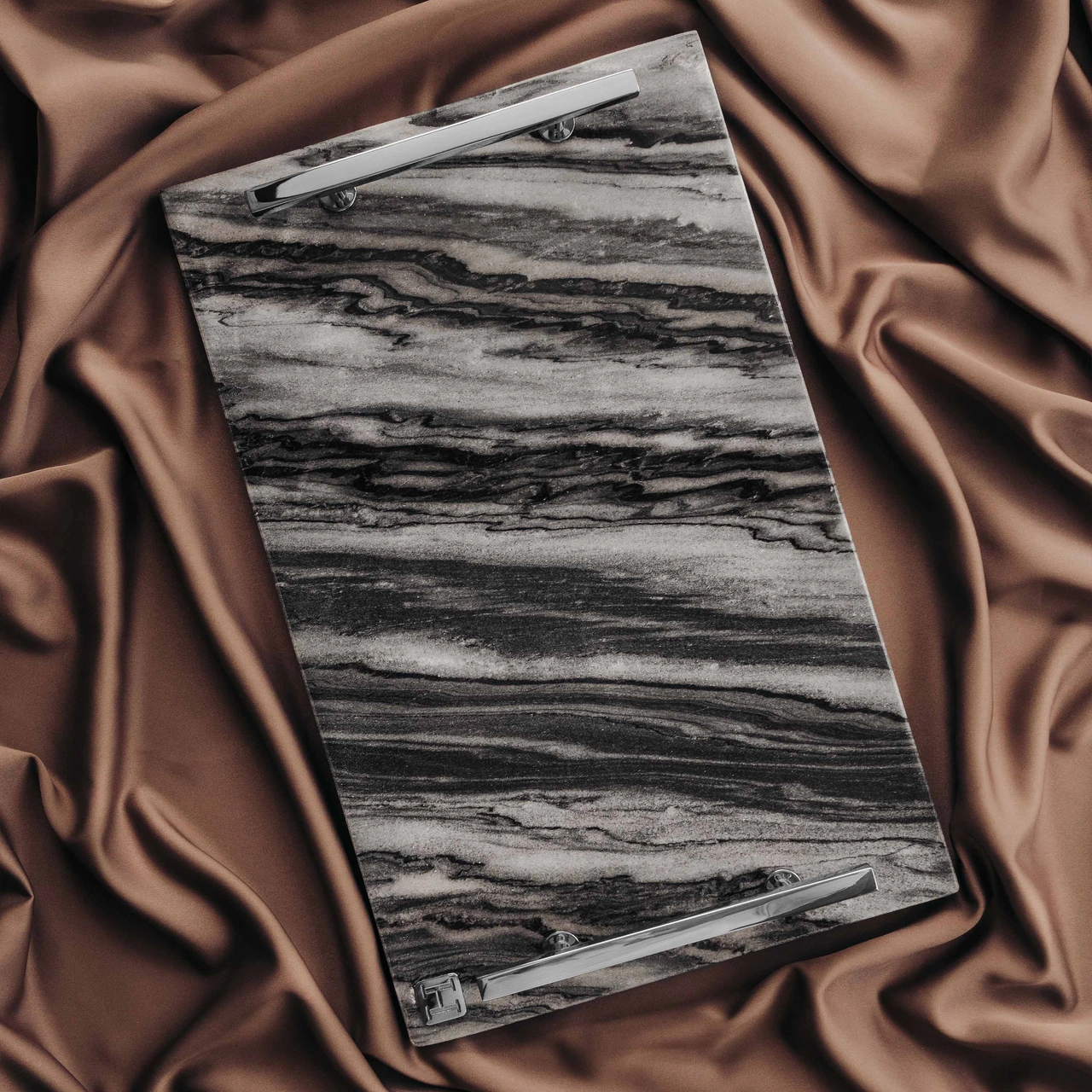 Grey Marble tray - NP