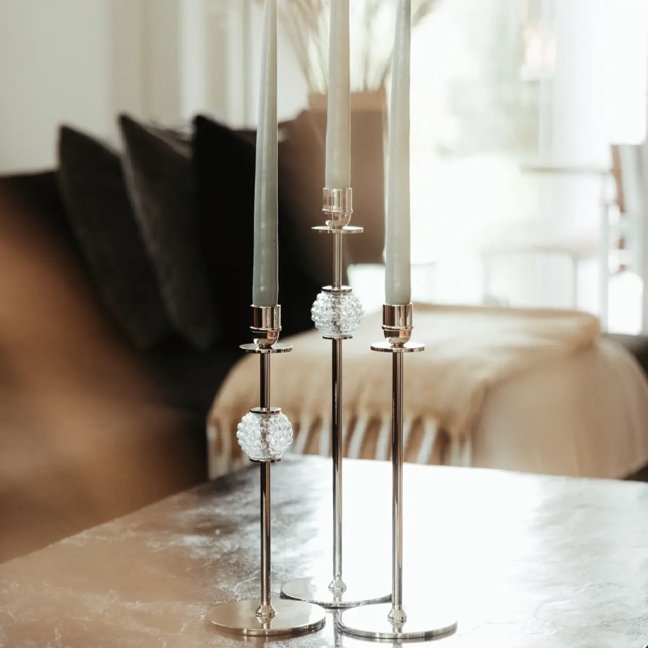 Candlestand, Chiaro di luna - 30cm