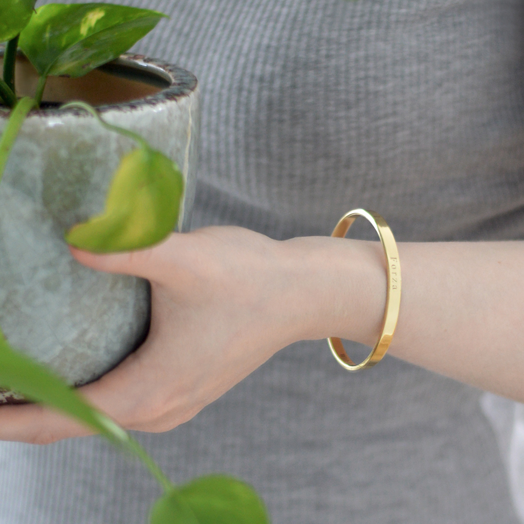 Bracelet, Forza - Brass