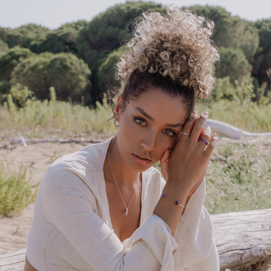 Bangle,  Viola 1 - Gilded