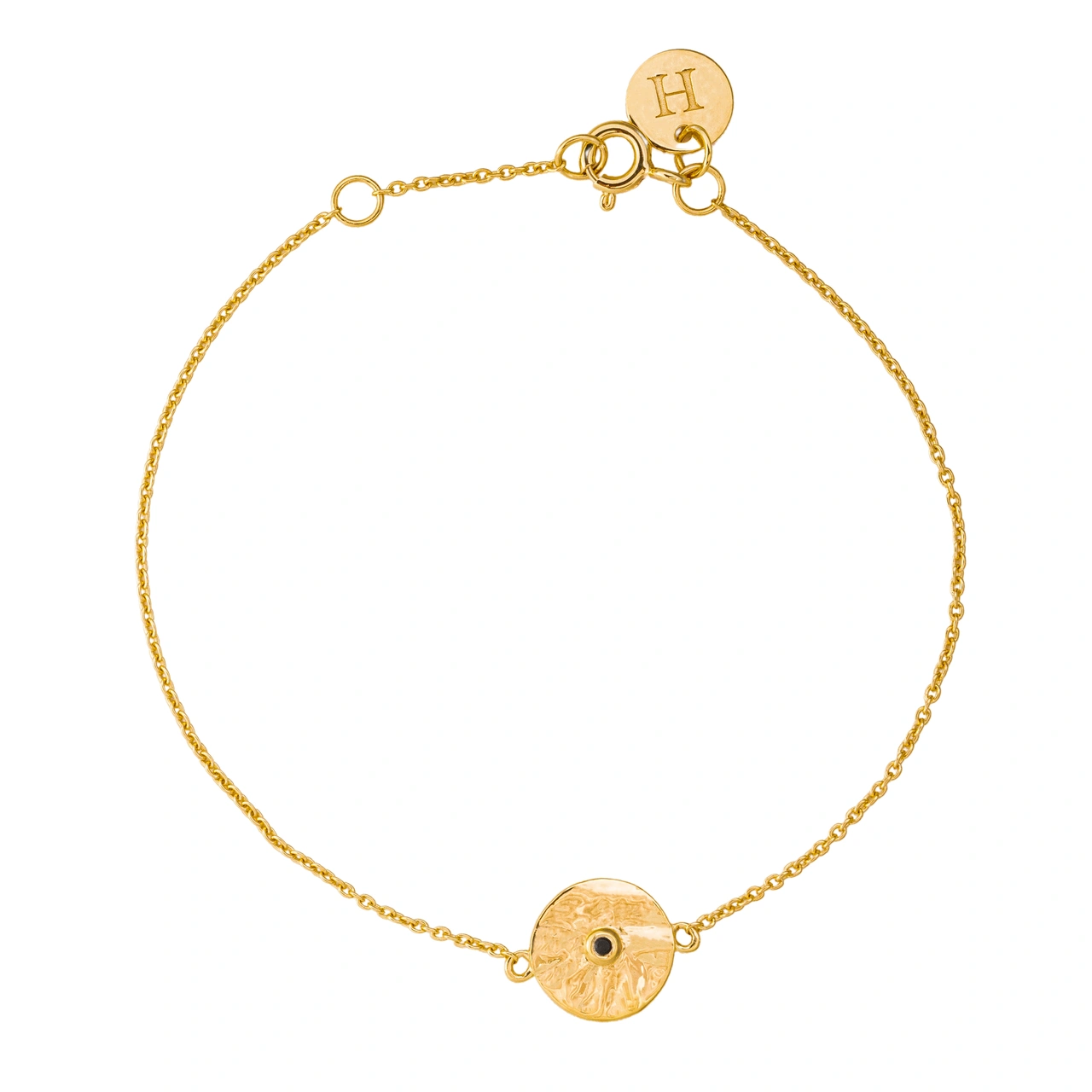 Bracelet, Luna Nero - Gilded