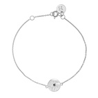 Bracelet, Luna Nero - Silver