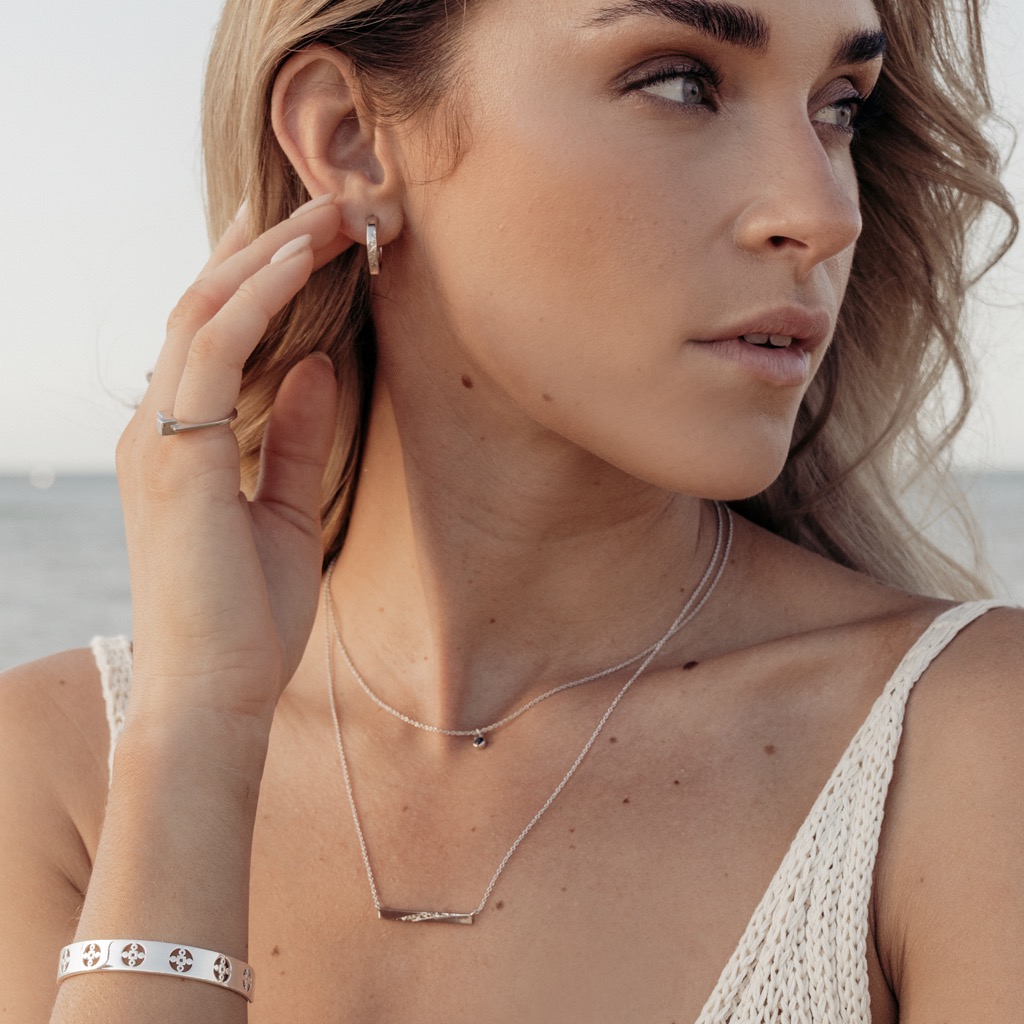 Bangle Anima Gemella, Silver