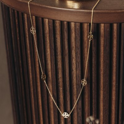 Necklace, Anima Gemella 2 - Gilded