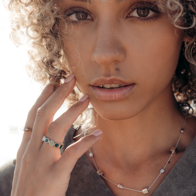 Necklace, Como 2 - Silver