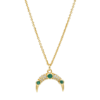 Necklace, Costa Smeralda Verde - Gold