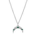 Necklace, Costa Smeralda Verde - Silver
