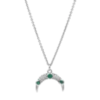 Necklace, Costa Smeralda Verde - Silver