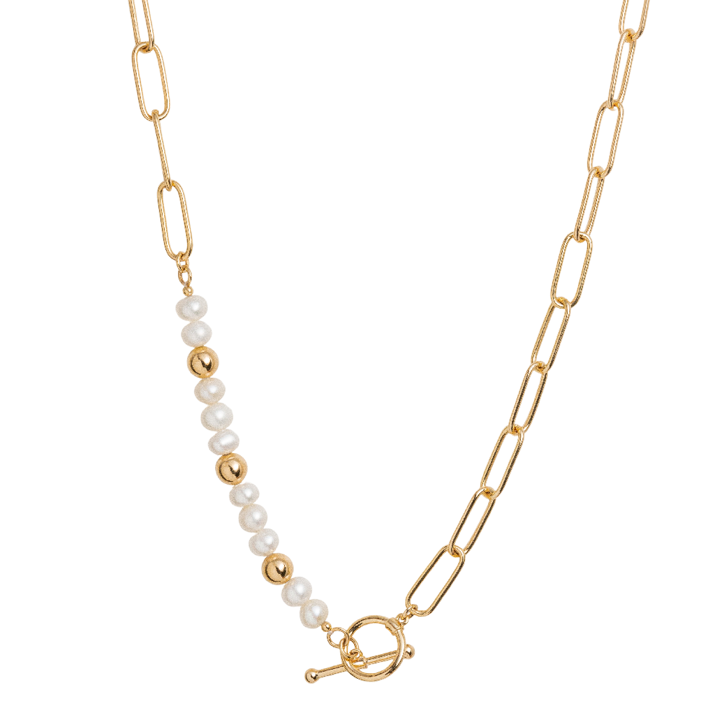 Hilke Collection - Necklace Gemma, Gilded