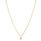 Necklace, Glam Bianco - Gilded