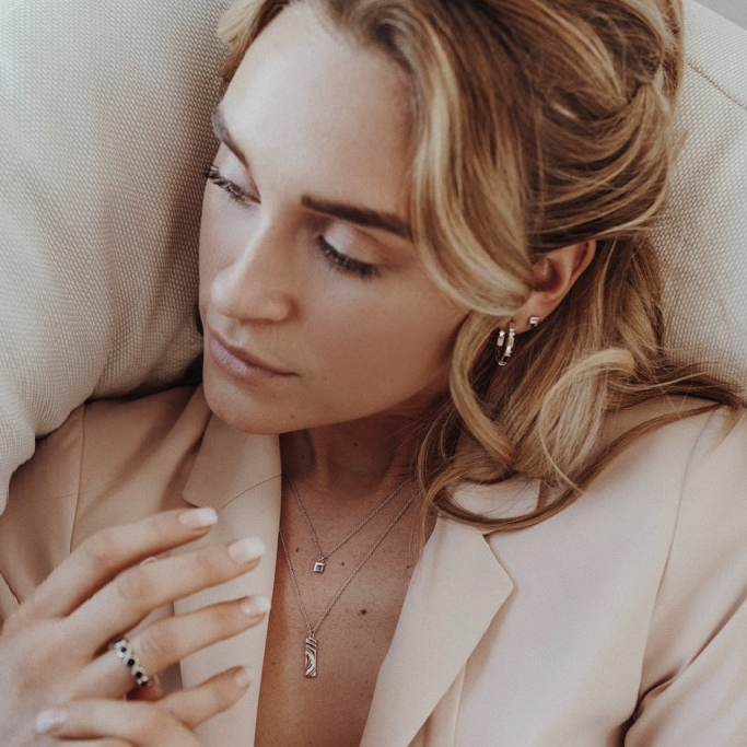 Necklace, Portofino - Silver