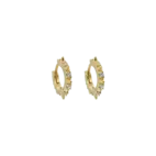 Hoops, Glam 2 Verde - Gilded