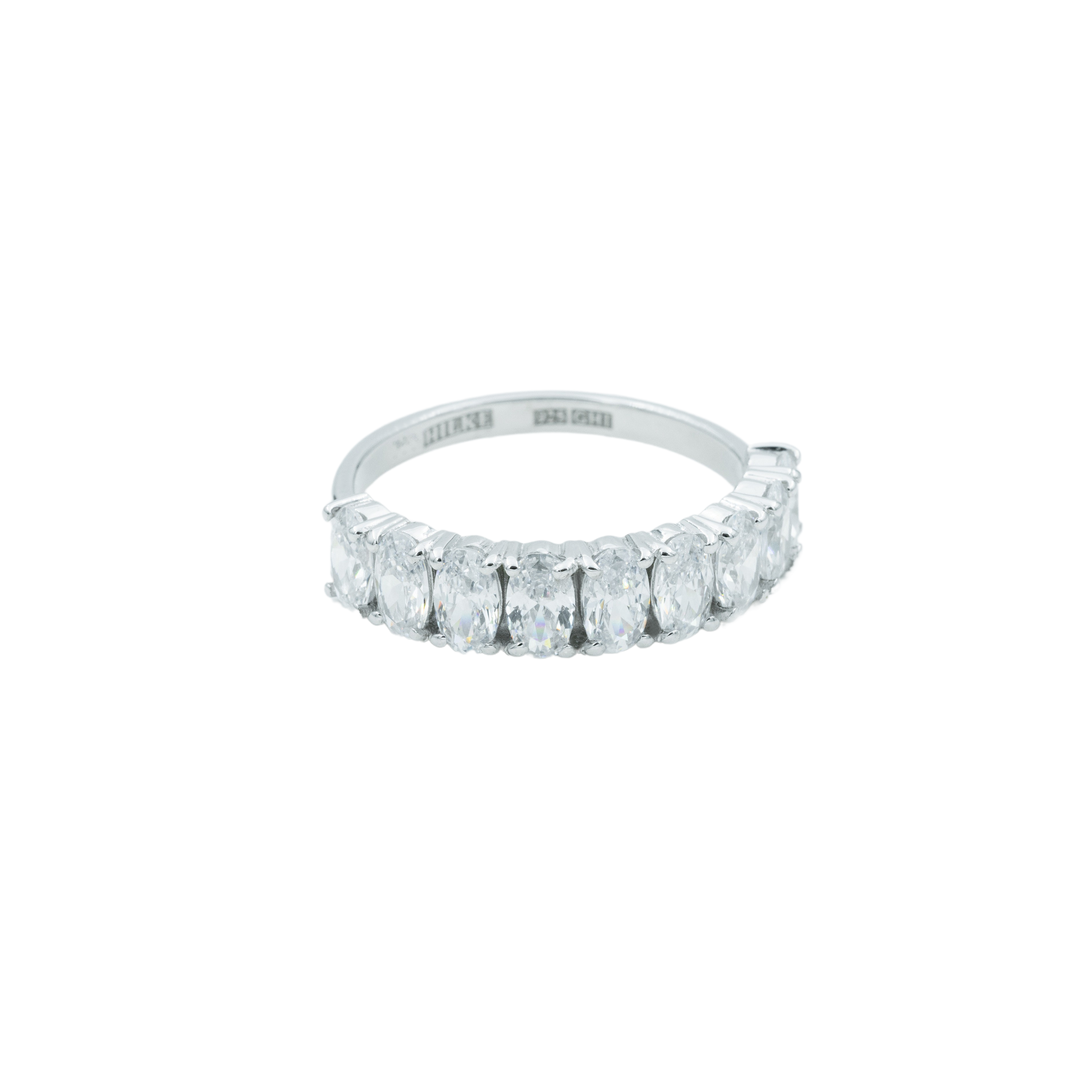 Ring, Glam Bianco - Silver 8