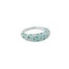 Ring, Illuminare 1 Verde - Silver 8