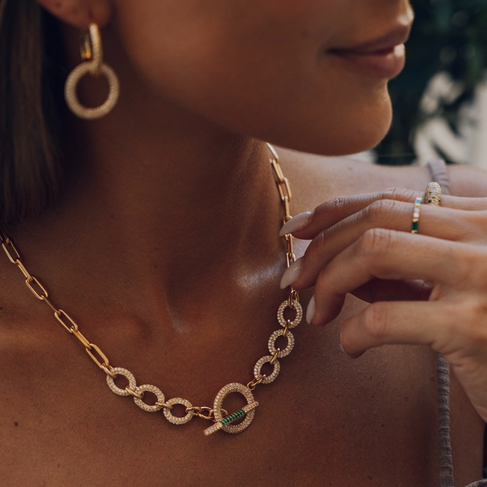 Necklace, Illuminare Bianco - Gilded