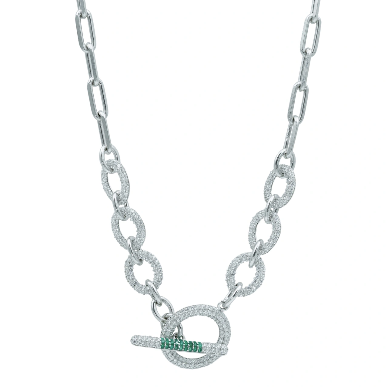 Necklace, Illuminare Bianco - Silver