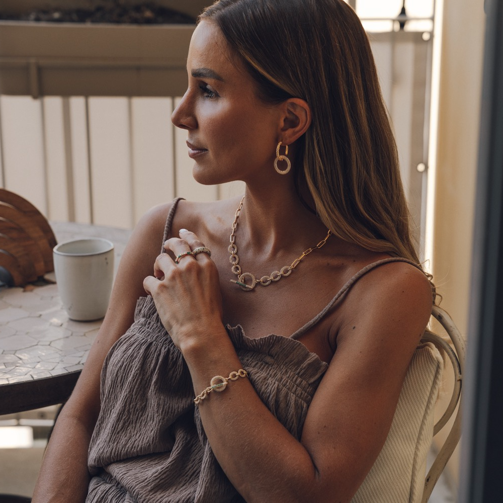 Necklace, Illuminare Bianco - Gilded