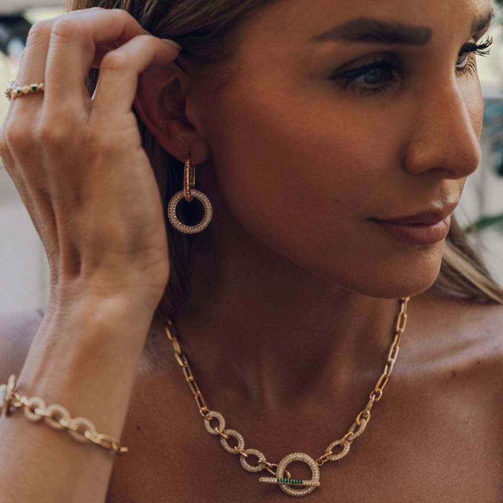 Necklace, Illuminare Bianco - Gilded