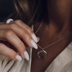 Necklace, Luna - Silver