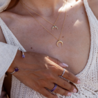 Necklace, Luna - Gold
