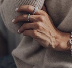 Ring, Illuminare 2 Verde - Silver 8