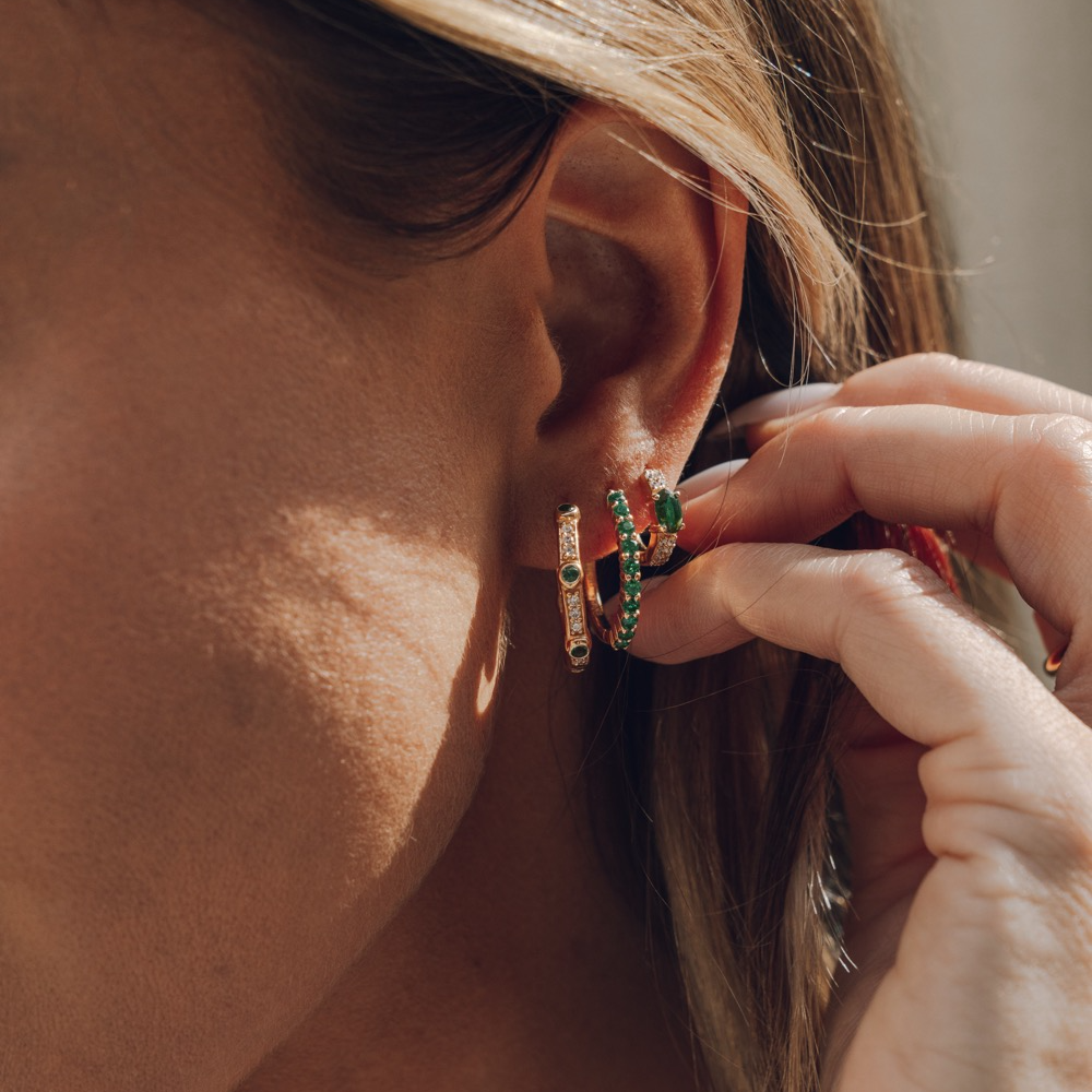 Hoops, Illuminare 3 Verde - Gilded