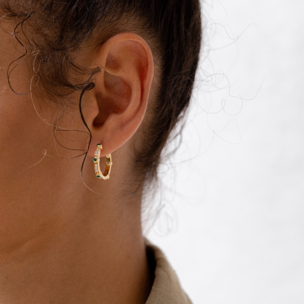 Hoops, Illuminare 3 Verde - Gilded