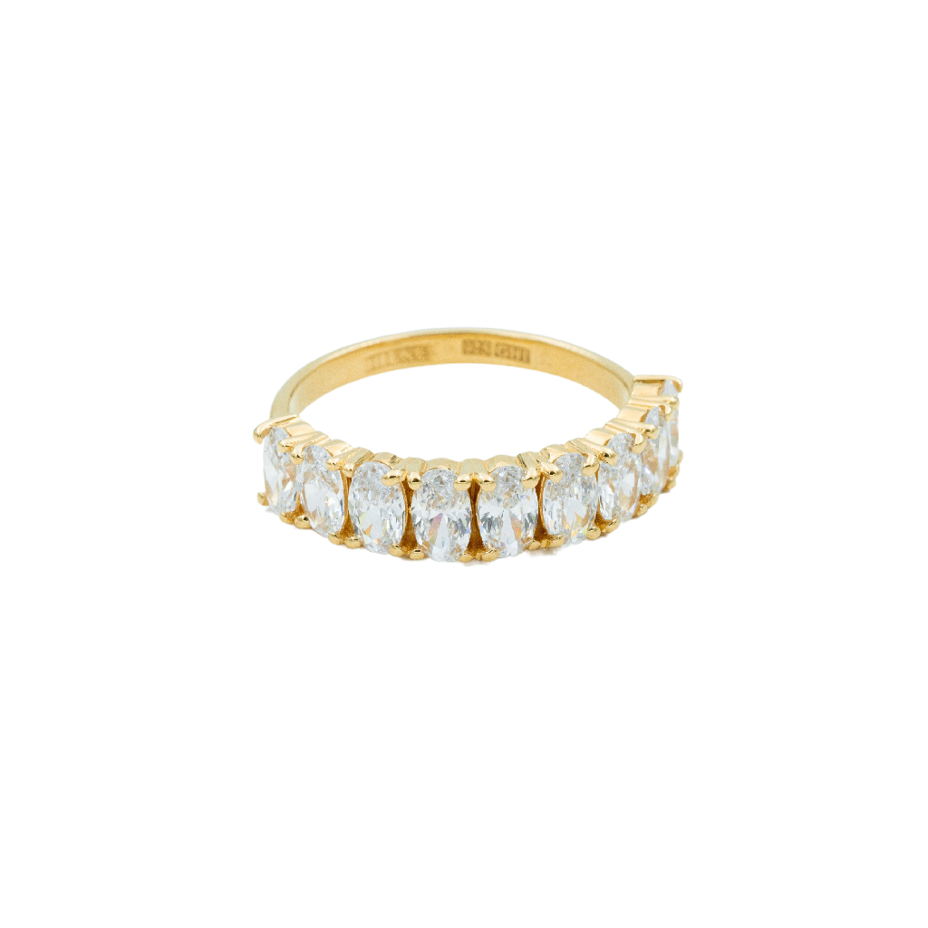 Ring, Glam Bianco - Gilded