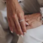 Ring, Glam Bianco - Silver 6