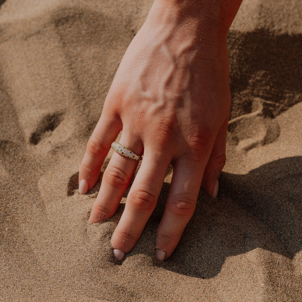 Ring, Illuminare 1 Verde - Gilded 8