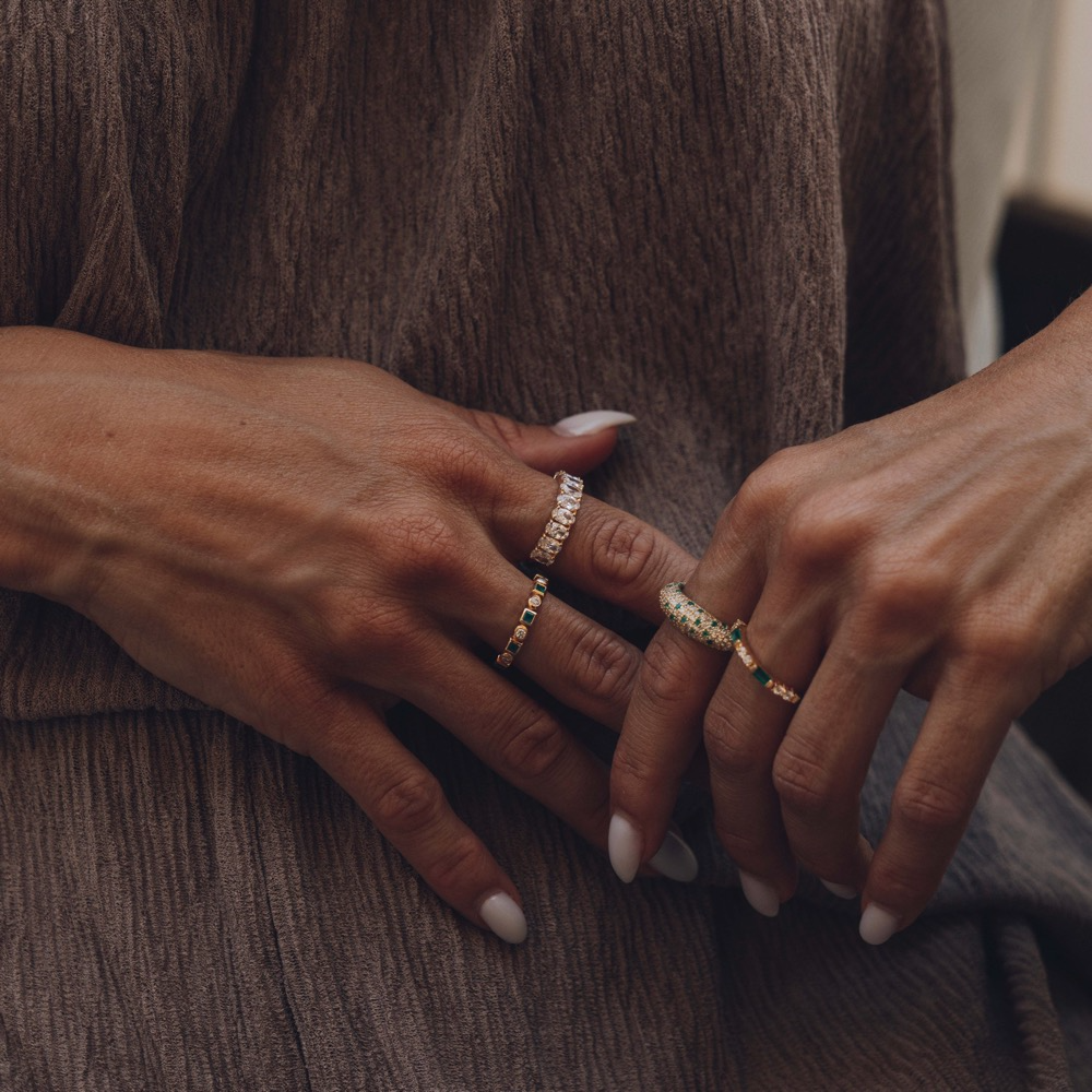 Ring, Illuminare 1 Verde - Gilded 8