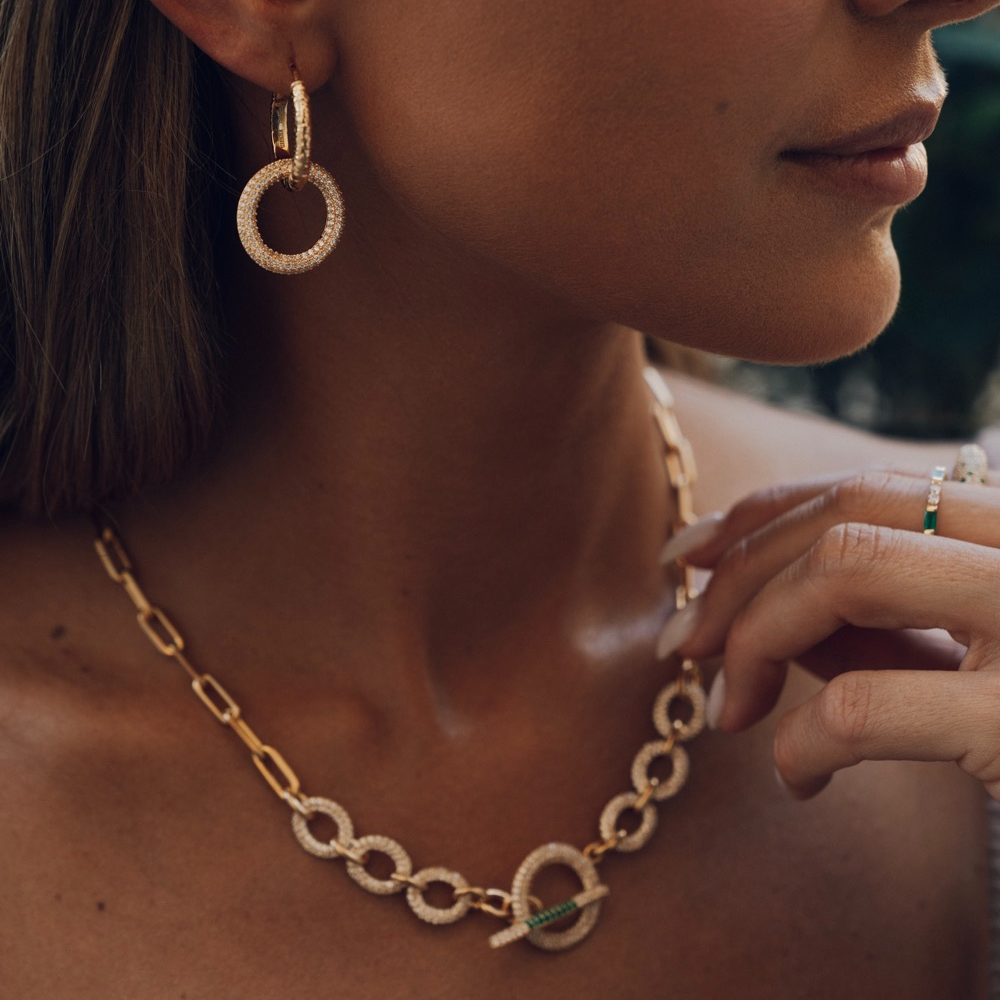 Hoops, Illuminare 4 Bianco - Gilded