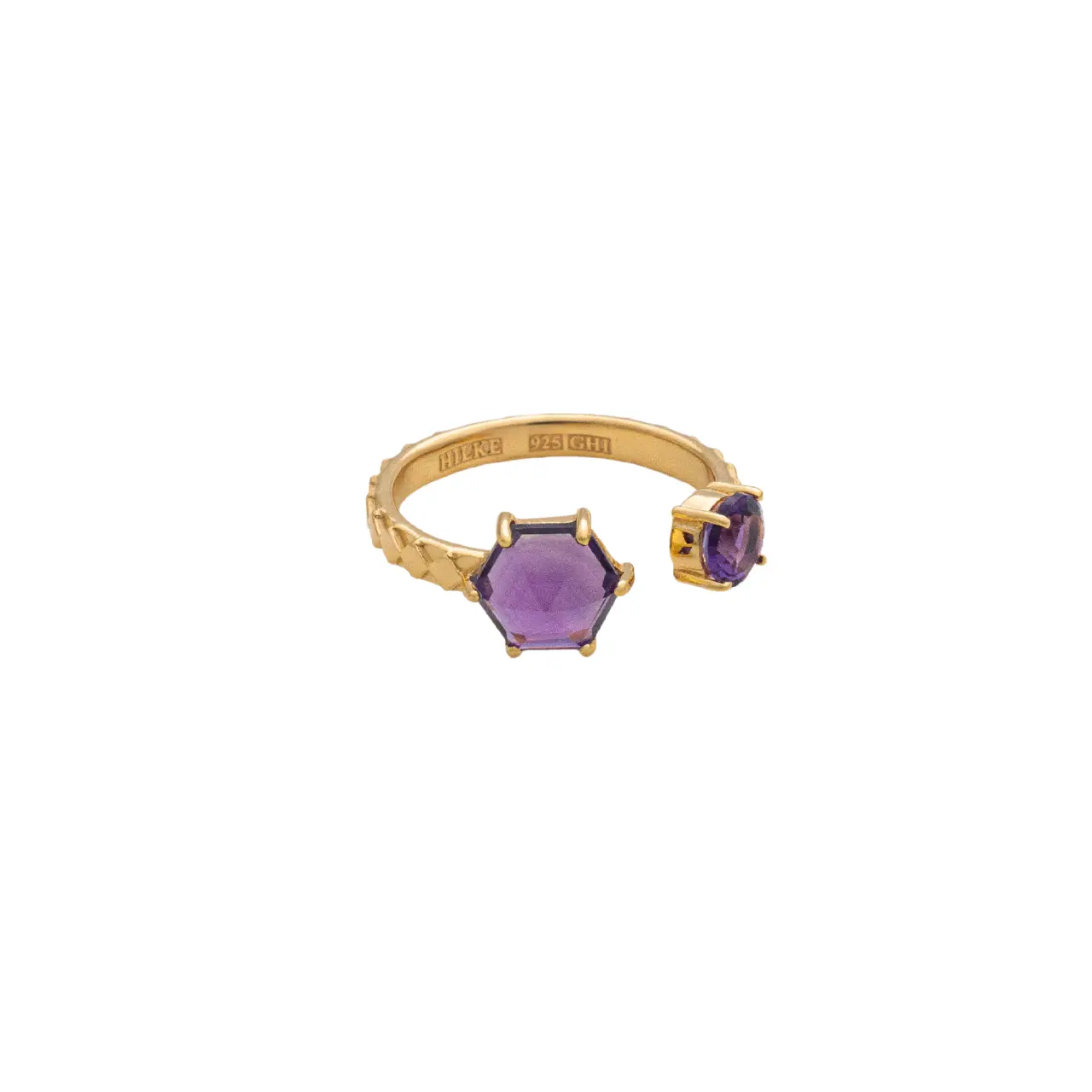 Ring, Viola 2 - Gilded 6