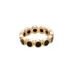 Ring, La Moda Nero 1 - Gilded 6