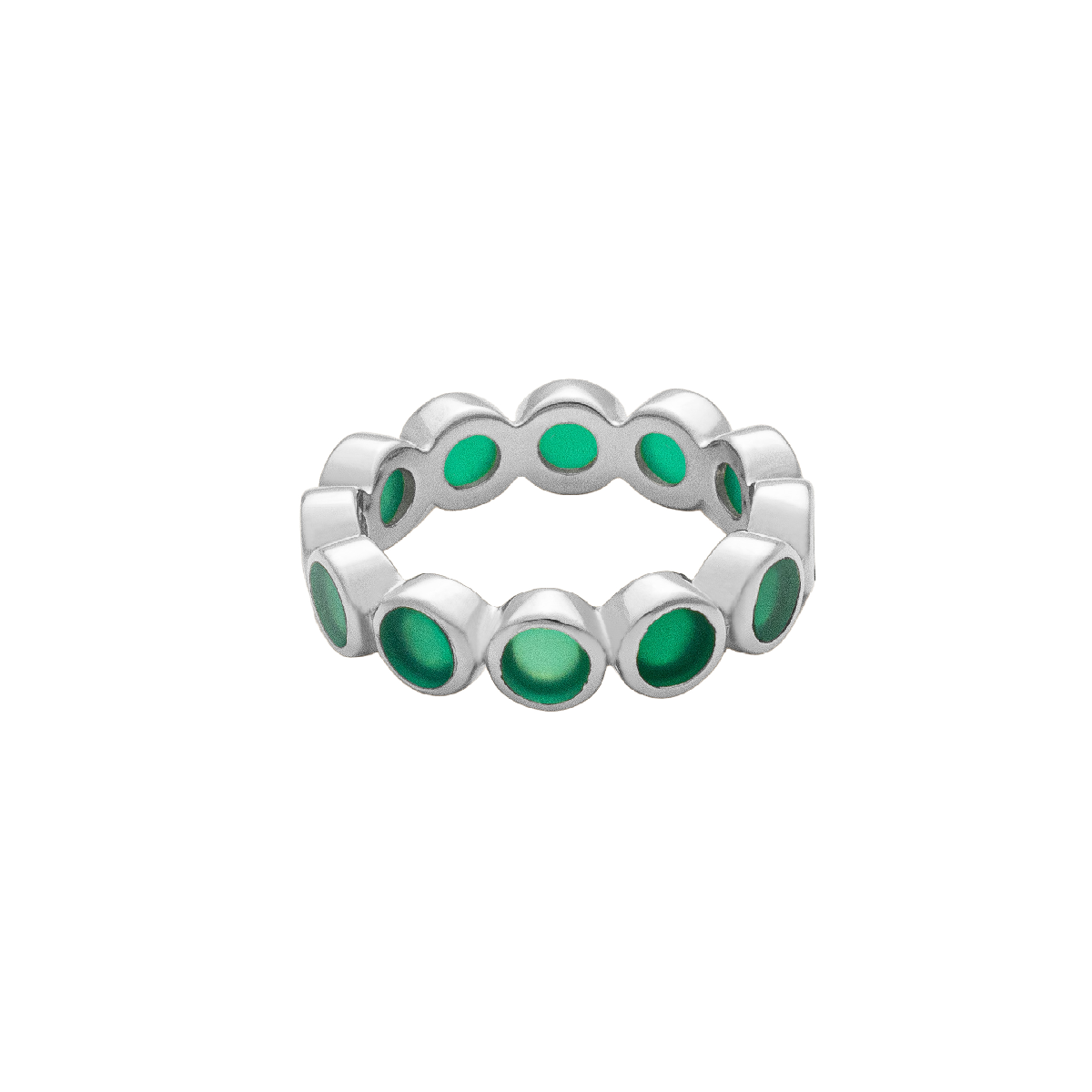 Ring, La Moda Verde 1 - Silver 6