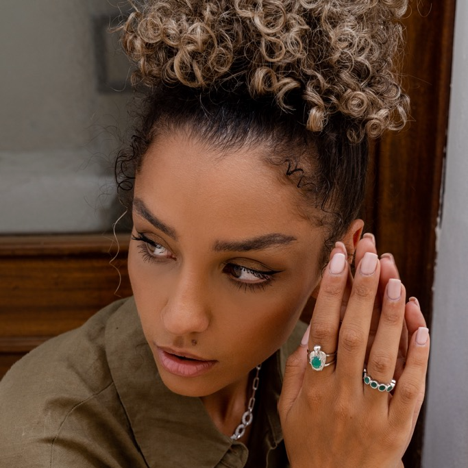 Ring, Aquila Verde - Silver