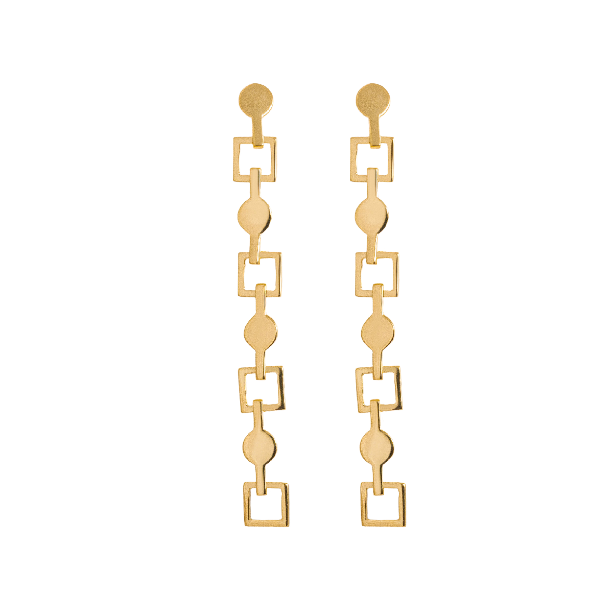 Earrings, Anima - Gilded
