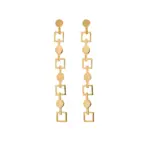 Earrings, Anima - Gilded