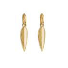 Earrings, Foglia - Gold