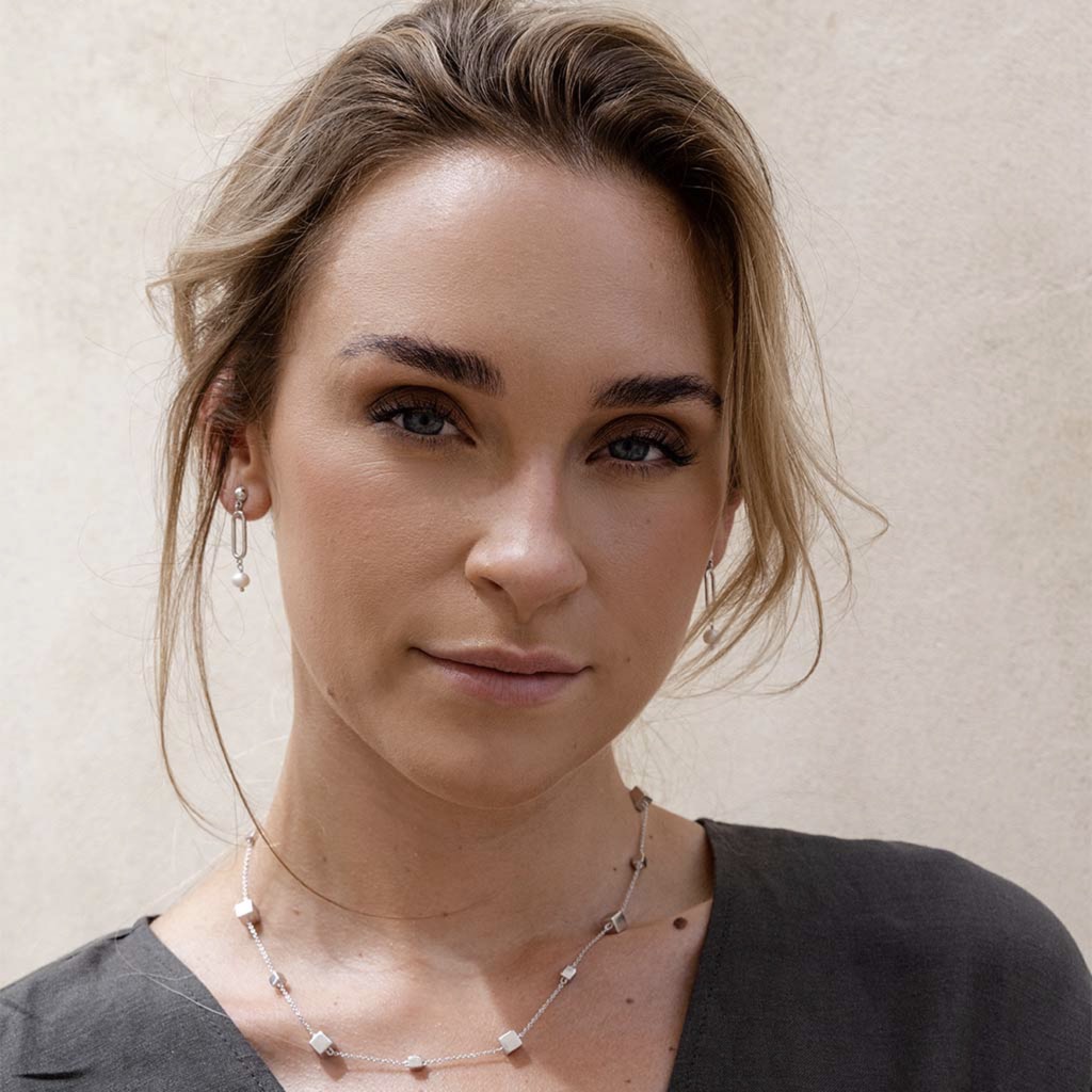 Earrings, Gemma - Silver