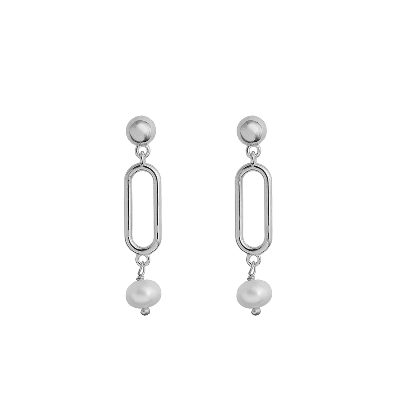 Earrings, Gemma - Silver