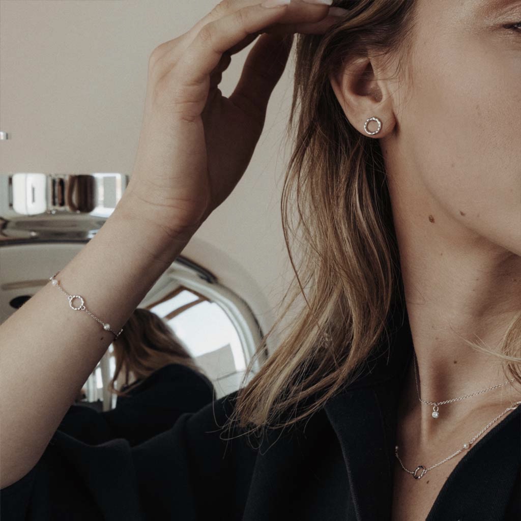 Earrings, Insieme 1 - Silver