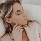 Earrings, La Moda Nero - Silver