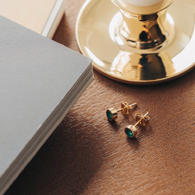 Earrings, La Moda Verde - Gold