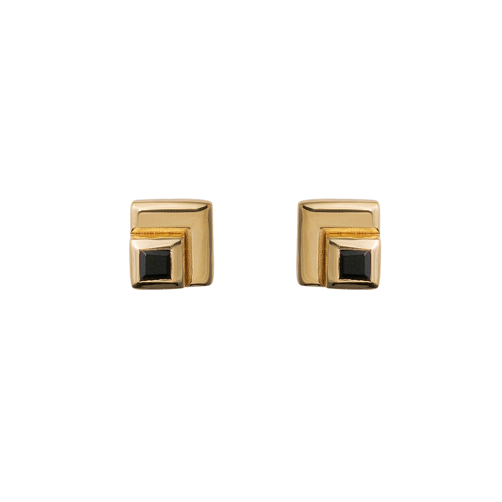 Earrings, Portofino - Gilded