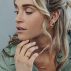 Earrings, Portofino - Gilded