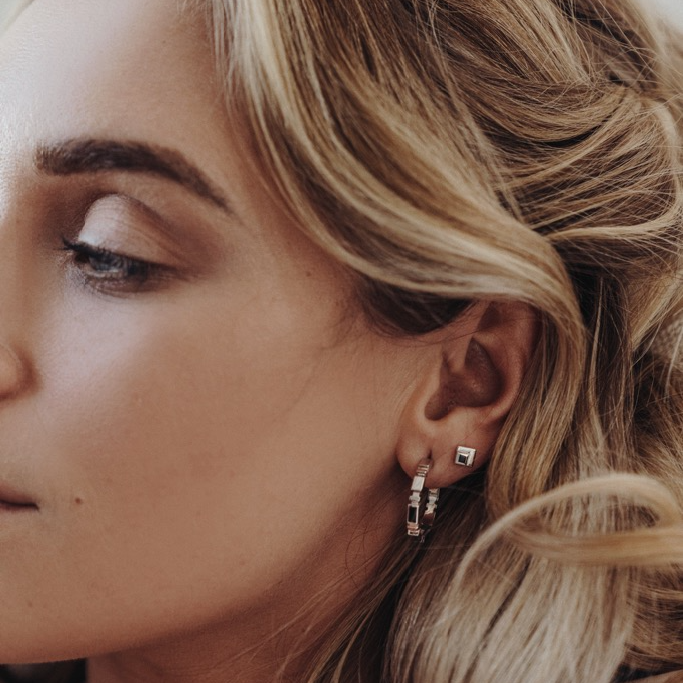 Earrings, Portofino - Silver