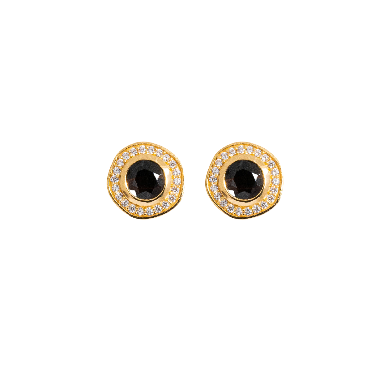 Earrings, Verona - Gilded